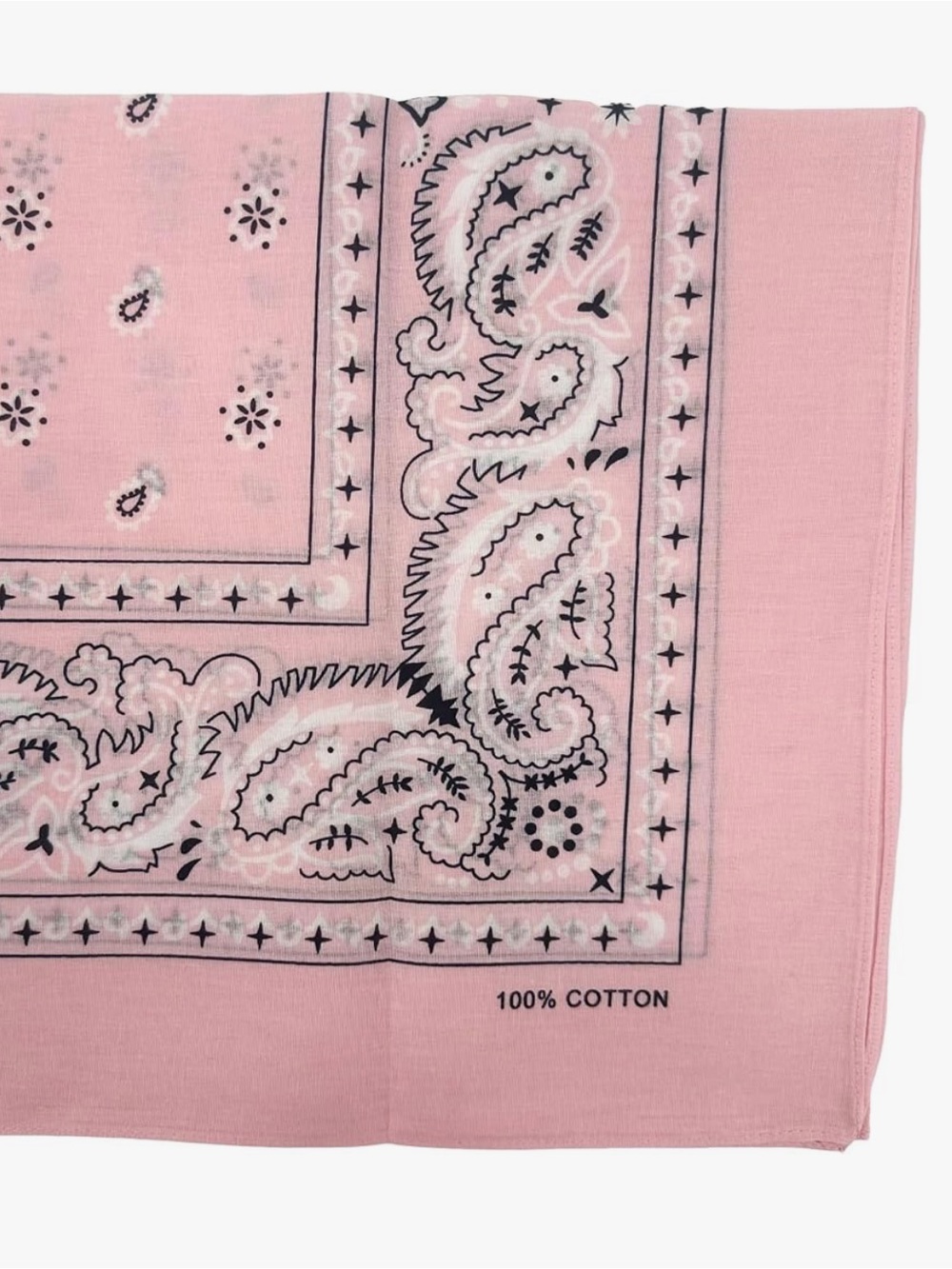 Pink Bandana Scarf